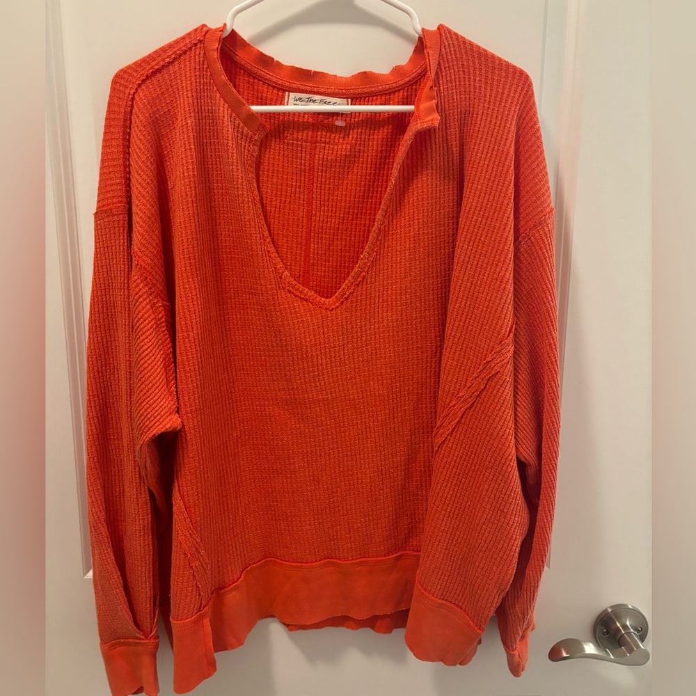 Free People Thermal Waffle Tunic Size S